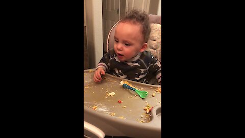 Baby's contagious laughter will brighten your day