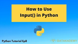 How to Use Input in Python | Python Tutorial Ep8