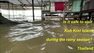 It is safe to visit Koh Kret island during Rainy seasons Bangkok Thailand