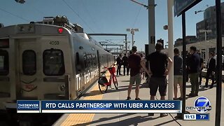 RTD is now selling tickets through Uber and says ridership is up