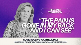 Healing Testimony | God heals her eyes and back pain!