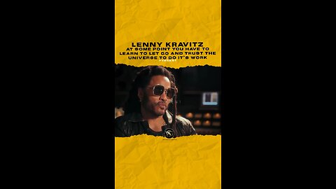@lennykravitz At some point you have to learn to let go and trust the universe to do it’s work