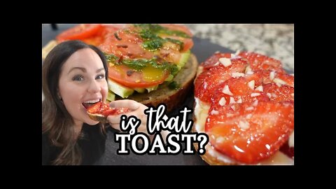 EASY AND HEALTHY BREAKFAST TOAST IDEAS | TOAST RECIPES | FEEDING THE BYRDS