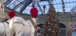 Bellagio unveils new holiday display