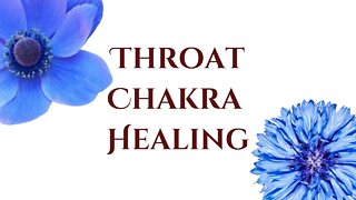 Throat Chakra Flower Healing