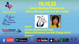 10.10.22 - Conroe Symphony Orchestra and Rebecca Broussard for Lone Star College