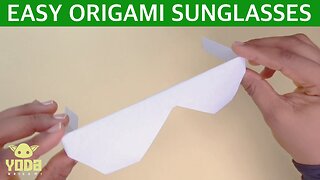 How To Make Origami Sunglasses - Easy And Step By Step Tutorial