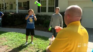 Crystal River football coach delivers snacks and life lessons to players