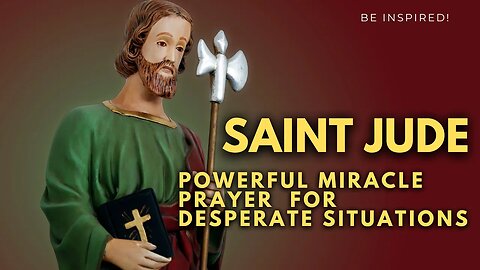 MINUTE PRAYER MIRACLE | Saint Jude: Patron of Hope #unitedstates #prayer