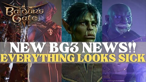 New Baldur's Gate 3 Information!! (New Release Date, Races, Classes, Spells)