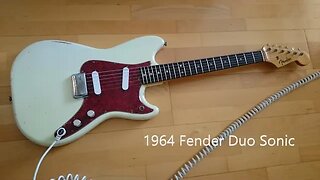 Guitar Demo 1964 Fender Duo Sonic Part 1