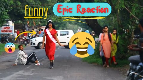 Walking Ladies Style 🤭😂 Part - 2 Amazing Reaction #prank#funny@viral #prankonpublic