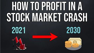 How To Profit From A Stock Market Crash (For Beginners)