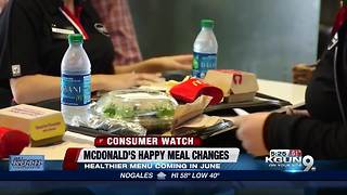 McDonald's to change Happy Meal menu