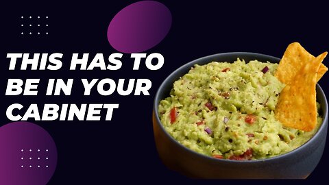 If you are trying to enjoy your food at a party or event, you need guacamole