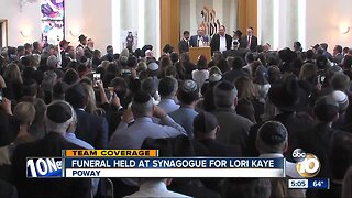 Funeral held at synagogue for Lori Kaye