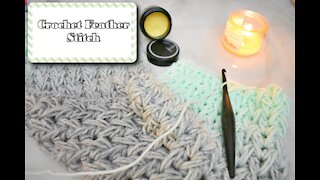 How to Crochet the Feather Stitch