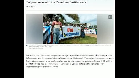 Centrafrique: échec du recours déposé au Conseil d'État par d'un parti d'opposition contre