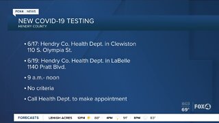 Two New COVID-19 testing sites in Hendry County, Florida