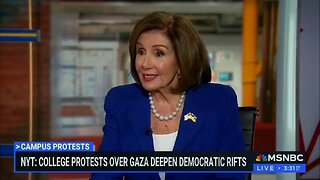 Pelosi to Pro Hamas Protestors: Don't Interrupt DNC Convention