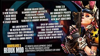 Borderlands 3 - Redux Mod Instalacja, Zmiany, Bronie, Bossowie Cz.2 | 09.2023 McSzakalTV