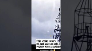 Vídeo com suposta queda do avião executivo que carregava Yevgeny Prigozhin, líder do Grupo Wagner