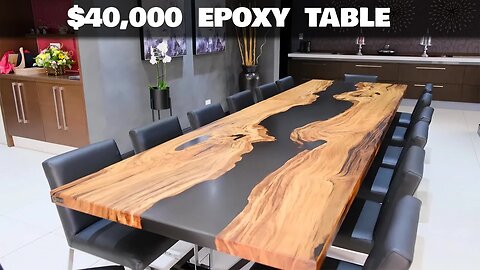 MONSTER $40,000 Epoxy Table