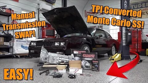 Swapping A MANUAL TRANSMISSION Into My Tuned Port Injected Monte Carlo SS!