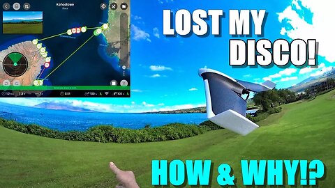 I lost my PARROT DISCO Drone in Hawaii! 😰 - Here's How & Why