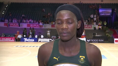 SOUTH AFRICA - Cape Town - SPAR Challenge Netball Series - England vs South Arica post match 2 interviews (Video) (M8E)
