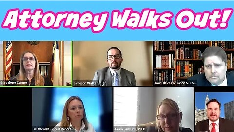 Wild Court Moments #303 - Attorney Held In Contempt Walks Out!