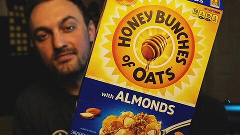 Midnight Snack | Honey Bunches of Oats Cereal | ASMR (Minimal Whispering, Eating Sounds)
