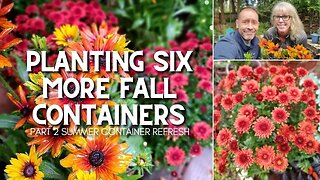 🍂 Planting Fall Flower Pots and Planting Tips (Part 2) 🍂