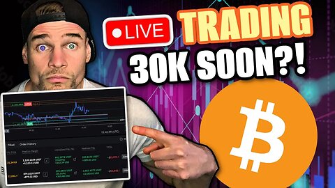 🔴 LIVE - BITCOIN TRADE | BITCOIN PUMPING TO 30K