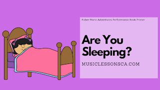 Piano Adventures Performance Book Primer - Are You Sleeping?