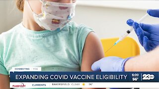 Expanding COVID vaccine eligibility