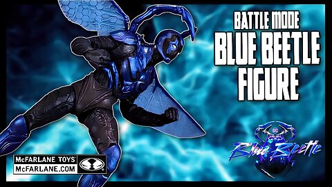 McFarlane Toys DC Multiverse Blue Beetle Movie Battle Mode Blue Beetle Figure @TheReviewSpot