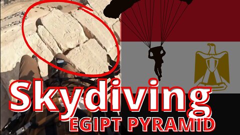 Skydiving EGIPT PYRAMID | extreme Paramotor