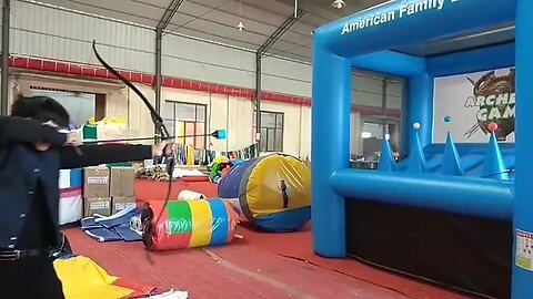 Inflatable Archery Target Game #inflatables #inflatable #trampoline #slide #bouncer #catle #jumping