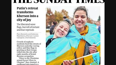 The Sunday Times celebrates ethnic cleansing in the territories retaken by Ukraine