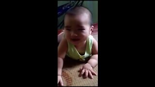 THE BABY LAUGHED