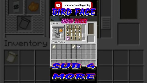 Bird Face Banner | Minecraft