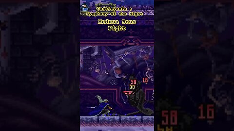 Castlevania : Symphony of the Night - Medusa Boss Fight #adriantepes #castlevanianocturne #alucard