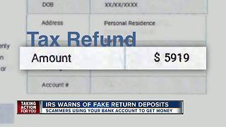 IRS warns of new tax refund scam