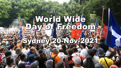 World Wide Rally for Freedom, Sydney, 20-Nov-2021