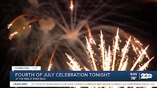 Fourth of July celebration at the Park a River Walk tonight