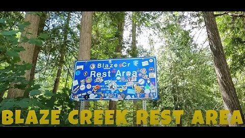 Blaze Creek Rest Area, Hwy. 3. Central Kootenay District · British Columbia
