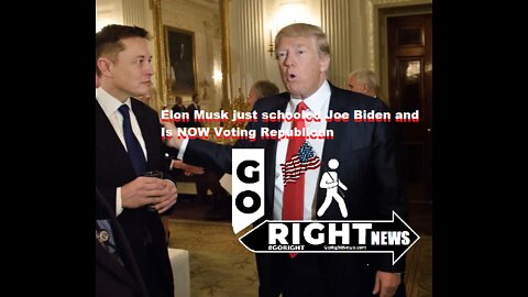 Elon Musk just schooled Joe Biden and Is NOW Voting Republican
