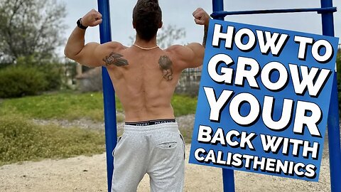 THIS IS HOW YOU BUILD MUSCLE WITH CALISTHENICS | MY NEW TRAINING SPLIT & FULL PULL WORKOUT EXPLAINED