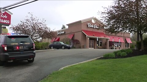 Gunman arrested after fatally shooting waitress during 'domestic incident' inside Bob Evans in Canton